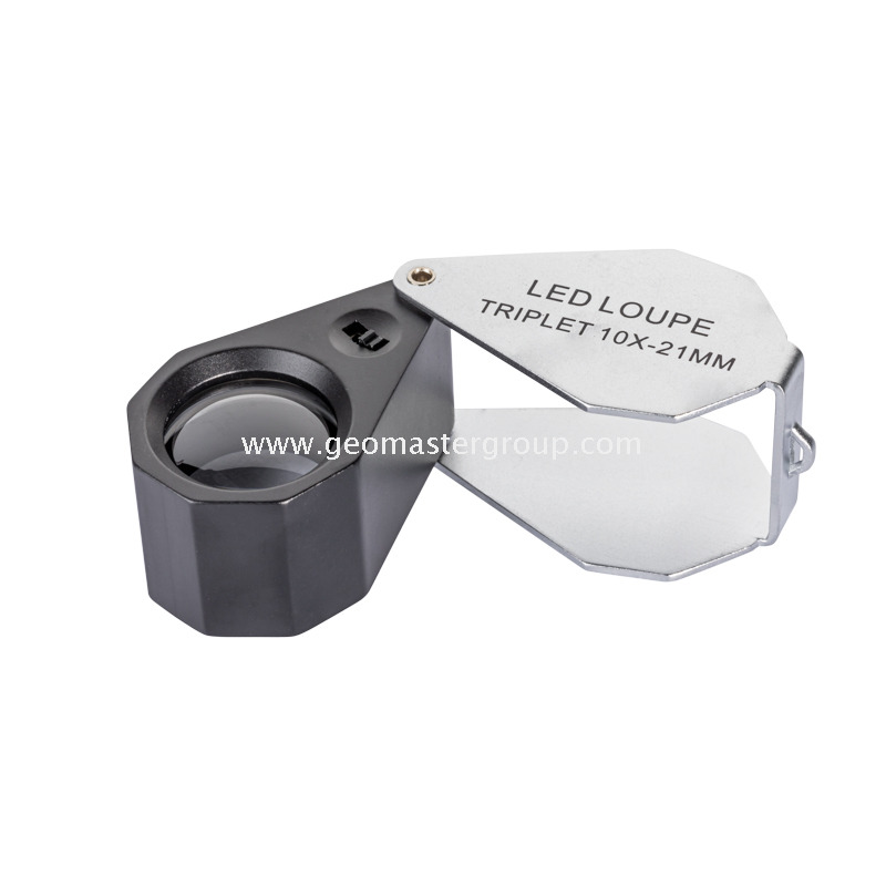 เลนส์กระจก UV/White LED Loupe (10x,21มม.)