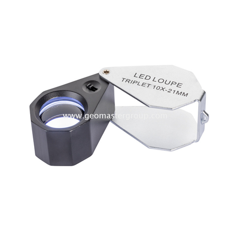 เลนส์กระจก UV/White LED Loupe (10x,21มม.)