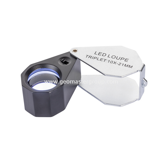 เลนส์กระจก UV/White LED Loupe (10x,21มม.)
