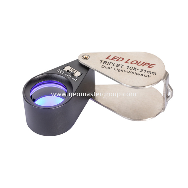 กล้องส่องกระจก LED (10x,21มม.)