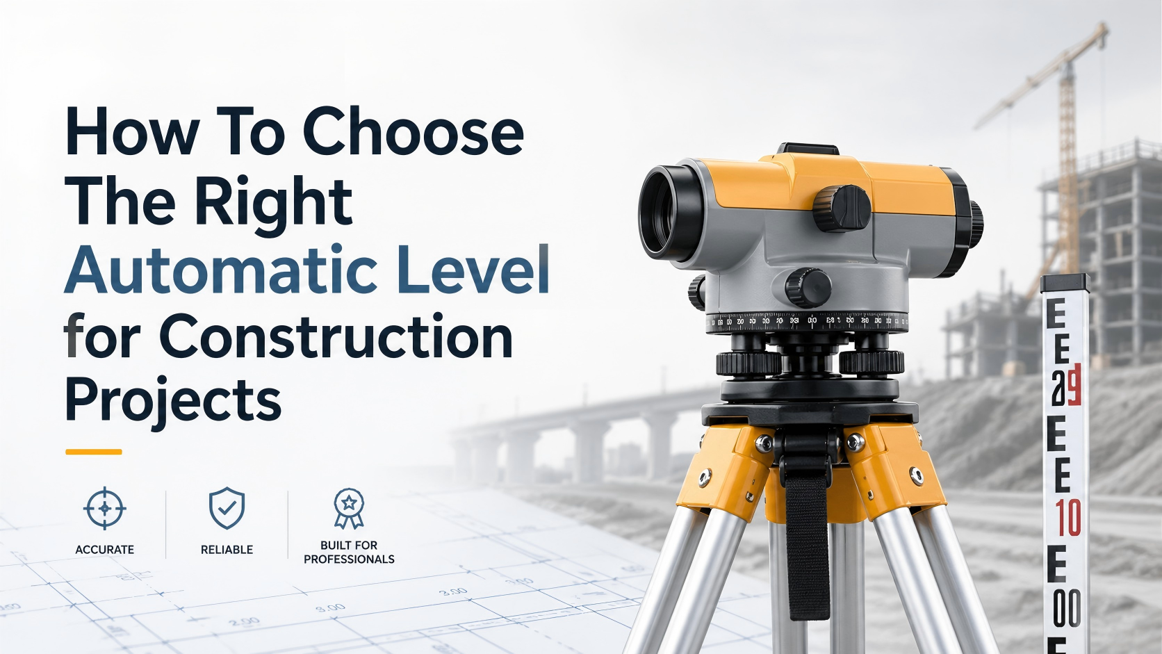 วิธีเลือกระดับอัตโนมัติที่เหมาะสมสำหรับโครงการก่อสร้าง