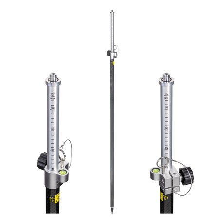 เสาอัล&คาร์บอน RTK (2.5ม.,PinLoc4) 