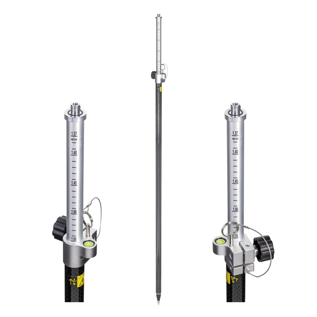เสาอัล&คาร์บอน RTK (2.5ม.,PinLoc4) 