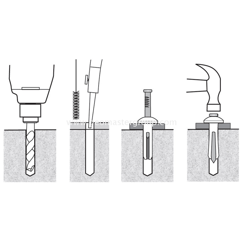 พุกหมุดขับ (53มม.)